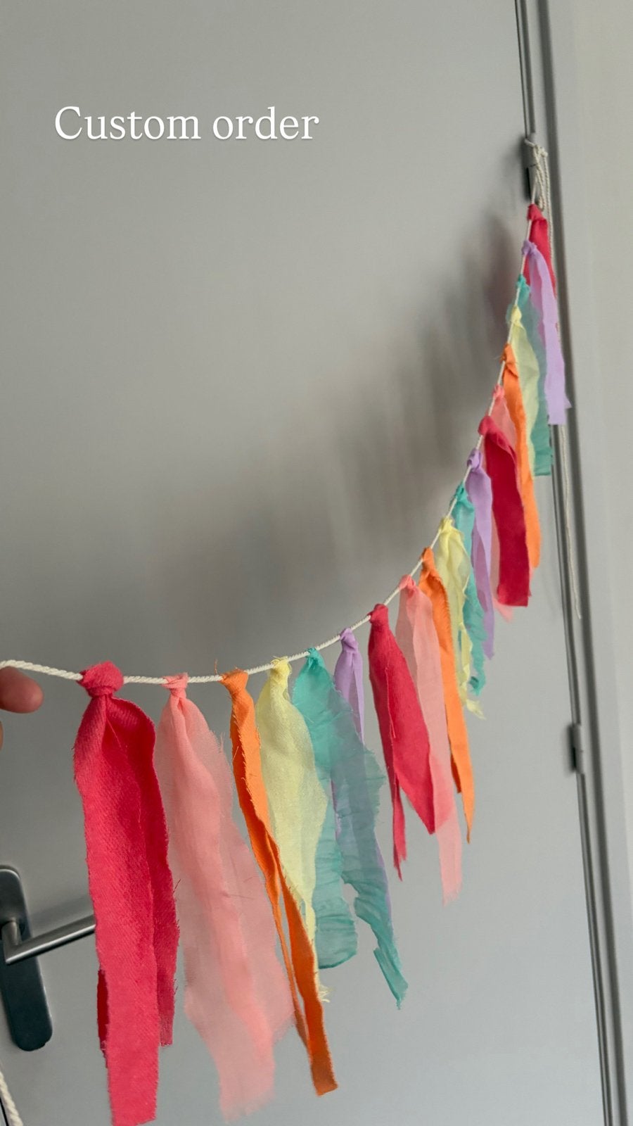Handgemaakte Boho Lintjes-slinger op bestelling, Ophalen, Handgemaakt, Textiel, Nieuw