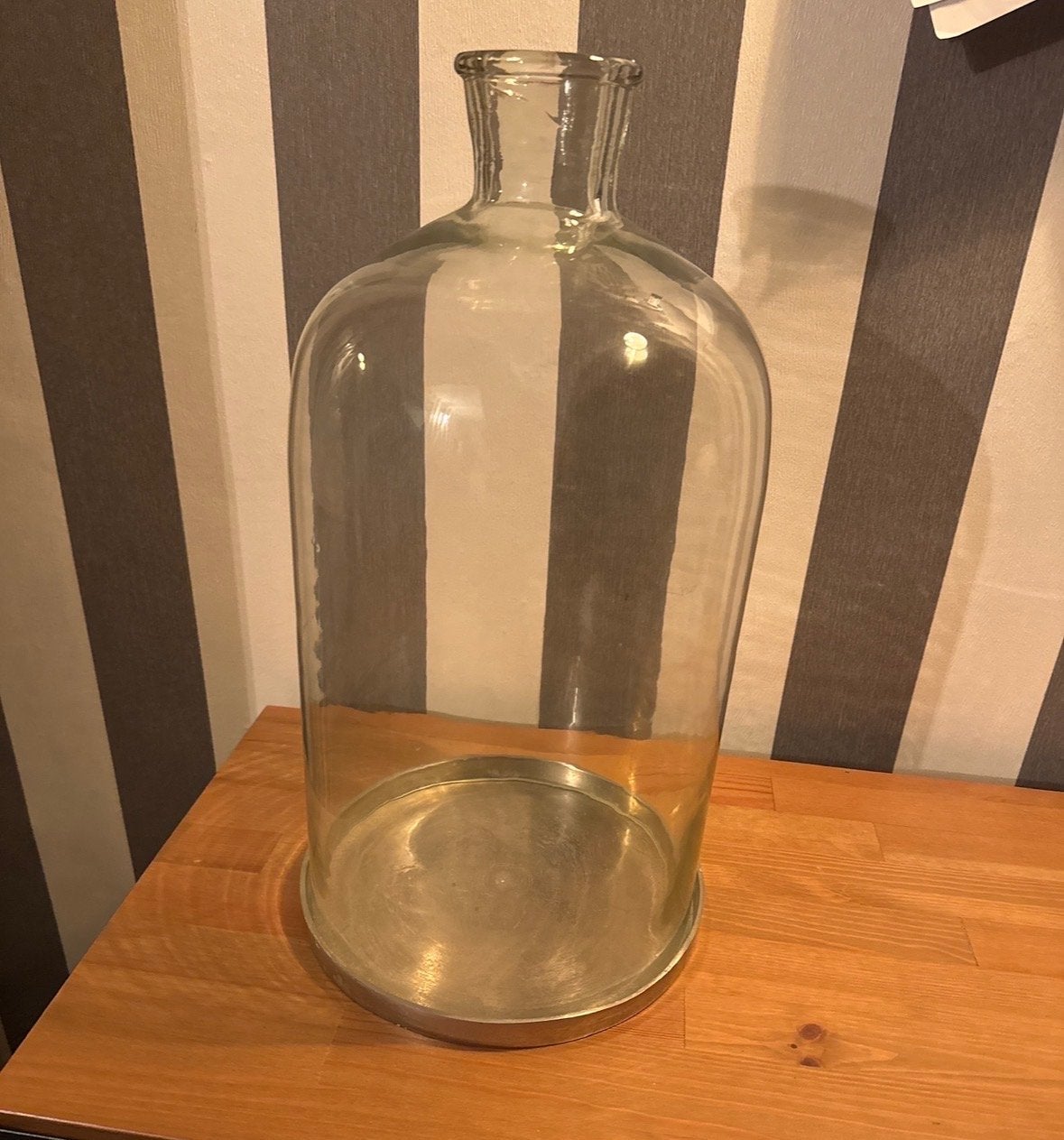 Riviera Maison stolp, Huis en Inrichting, Ophalen, Transparant, Geschikt voor droogbloemen, Glas