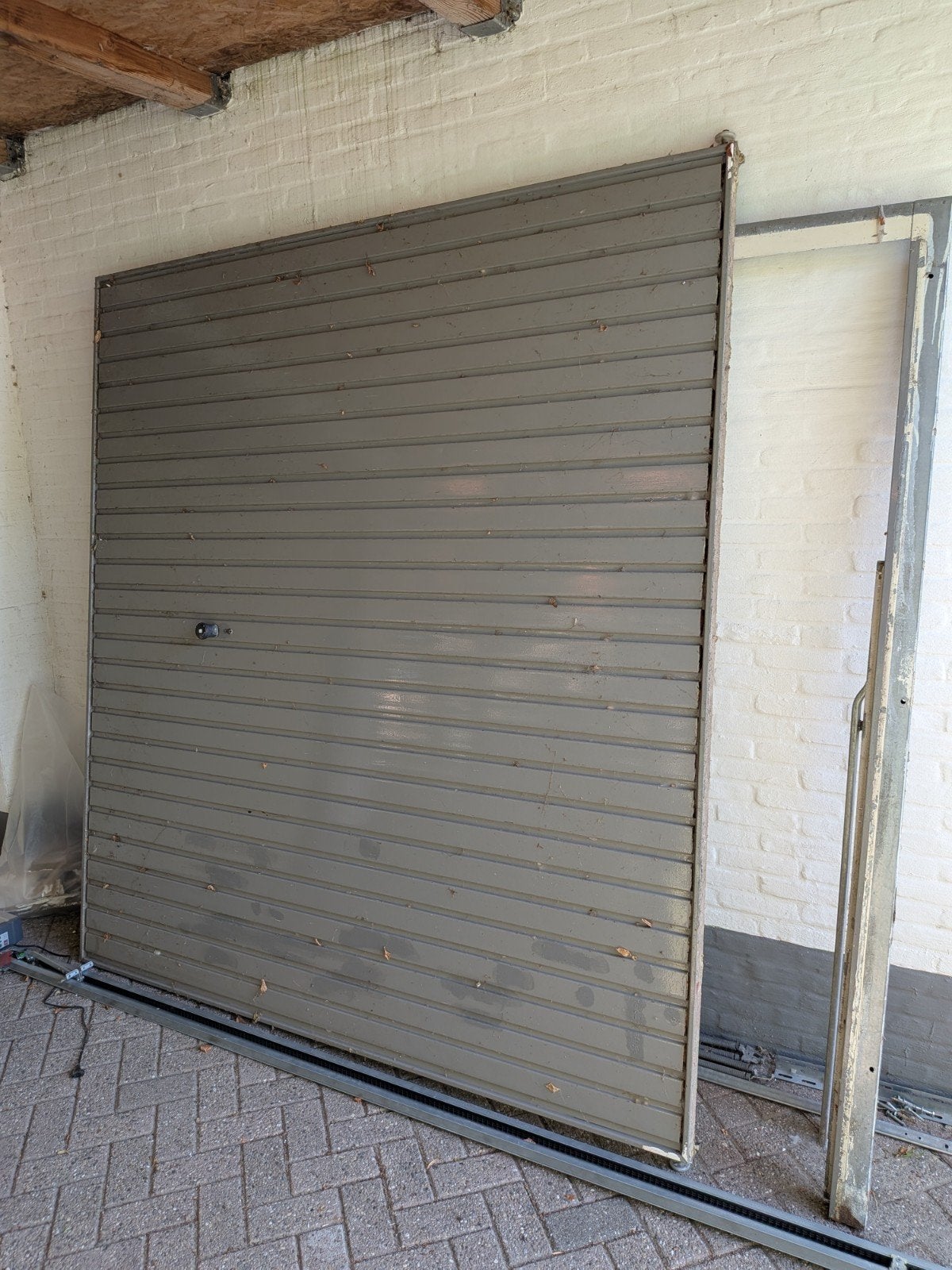 garage deur, kantel, Ophalen, Gebruikt, 200 cm of meer, 200 cm of meer