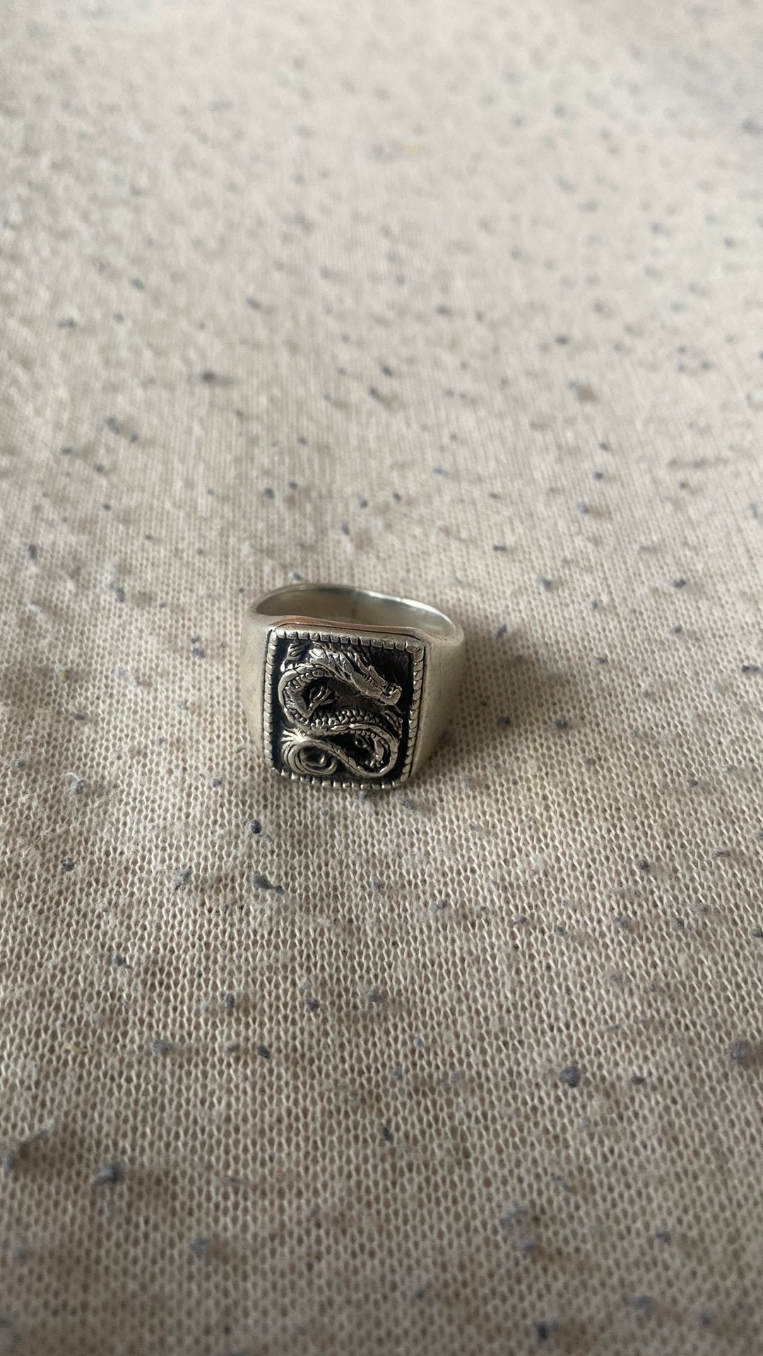 Zilveren ring, Ophalen, Zilver