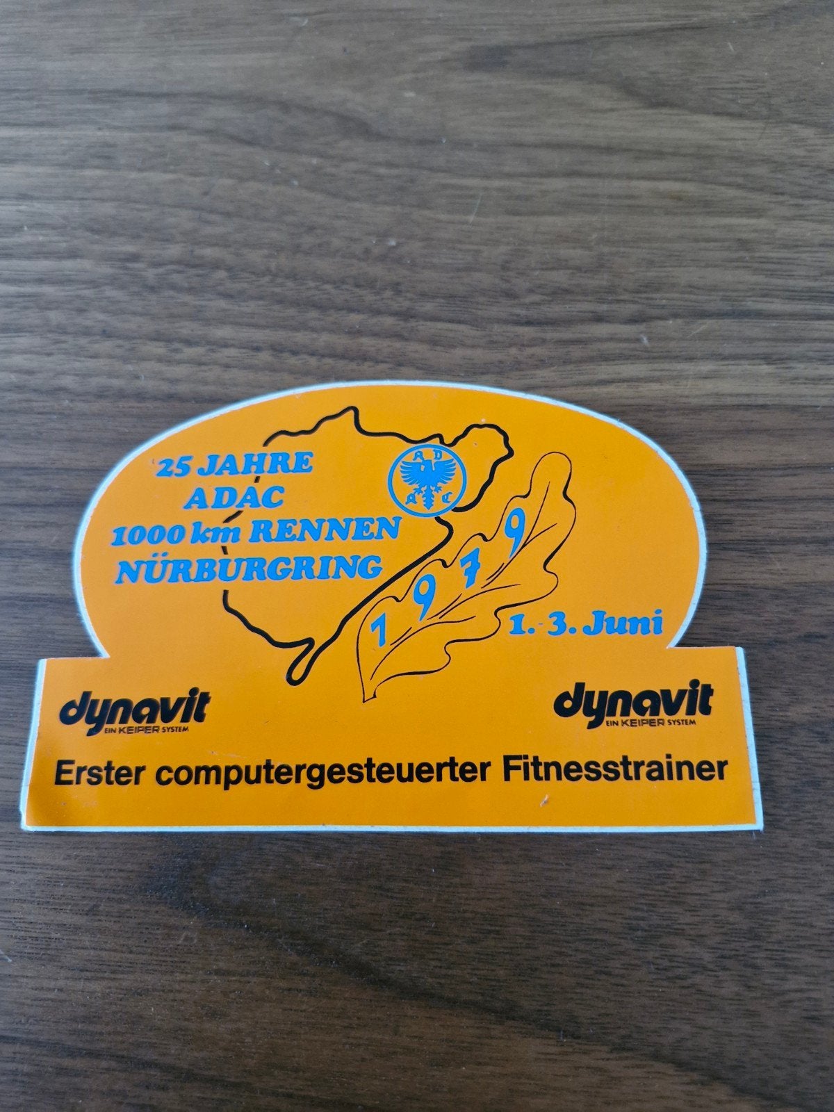 11087 Vintage ADAC Nürburgring 1979 Sticker - Dynavit, Ophalen of Verzenden