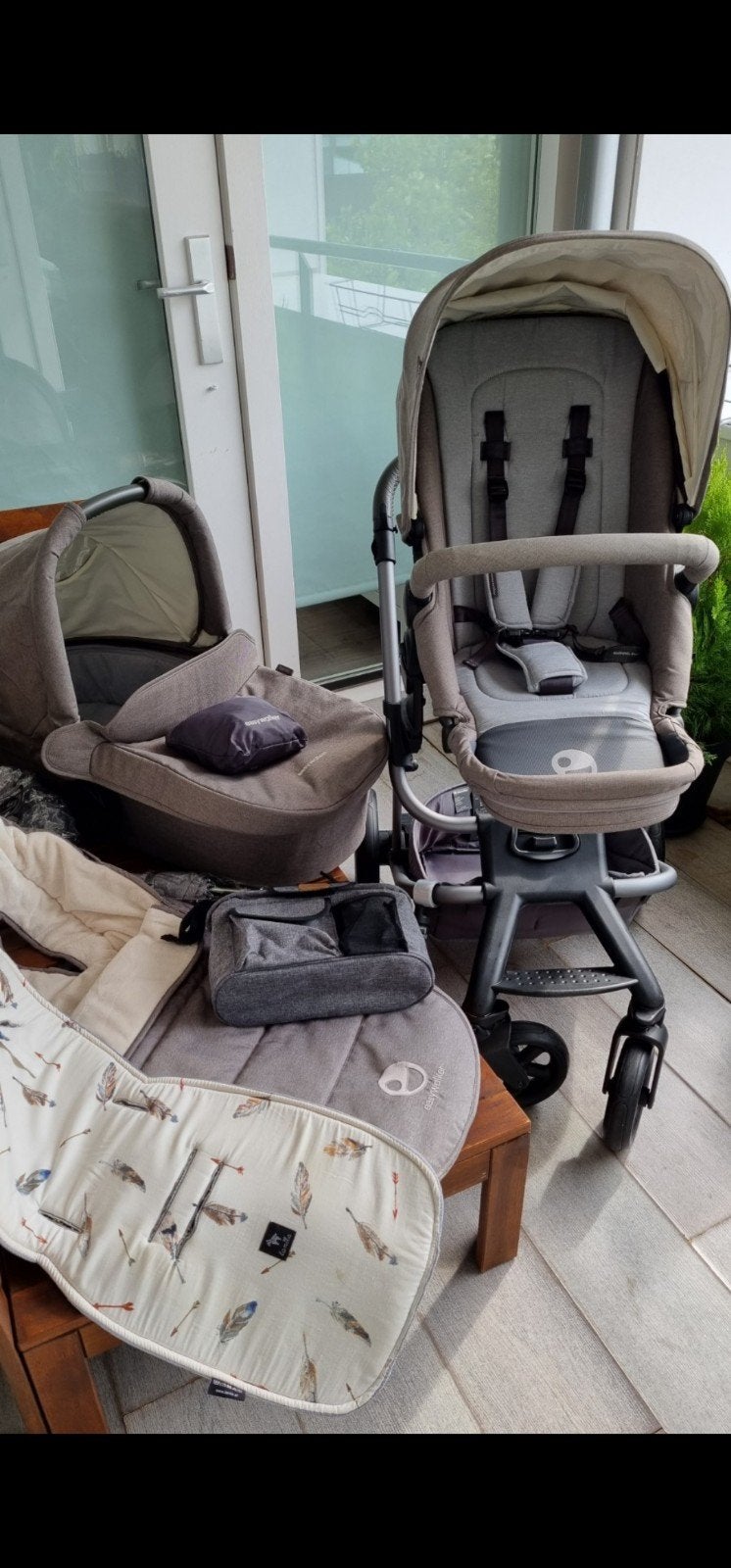 Easy Walker  met reiswieg en accessoires, Kinderen en Baby's, Ophalen, Overige merken, Met reiswieg