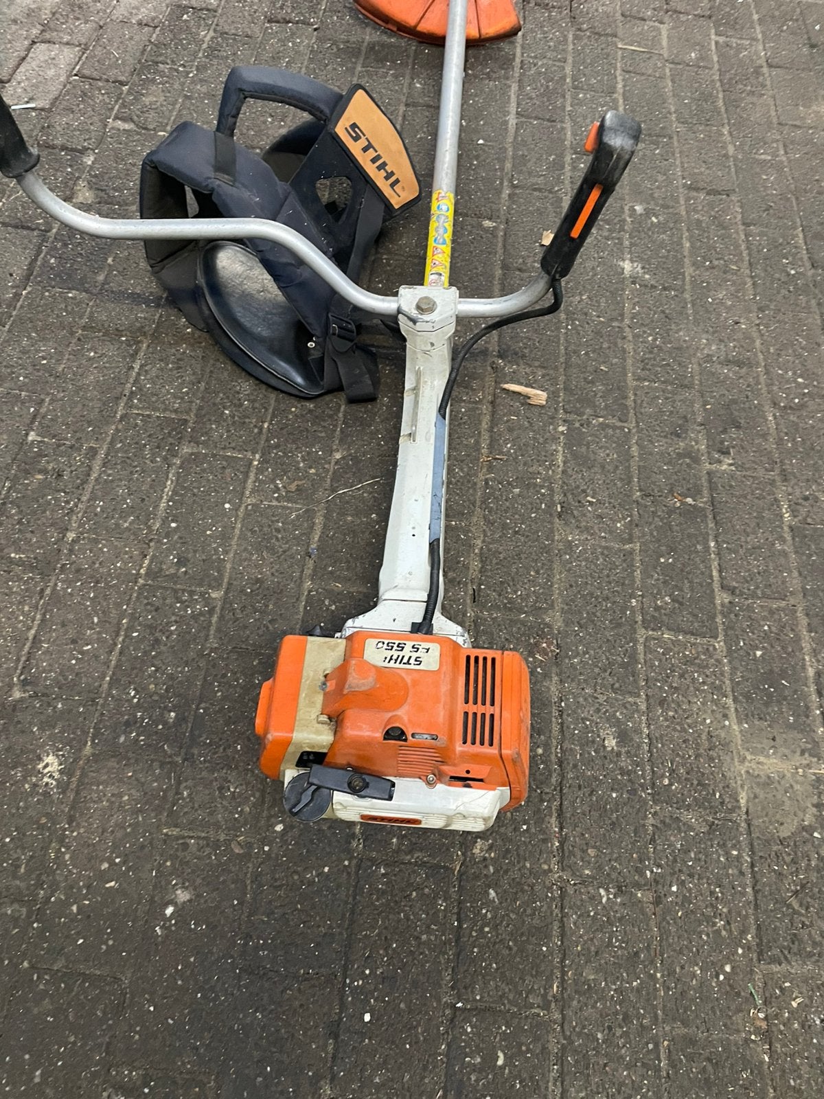Stihl bosmaaier FS 550,,loopt zeer goed, Tuin en Terras, Ophalen, Gebruikt, Benzine