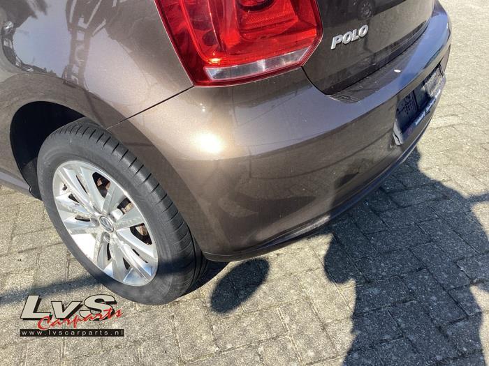 Achterbumper van een Volkswagen Polo, Gebruikt, -, Volkswagen, -