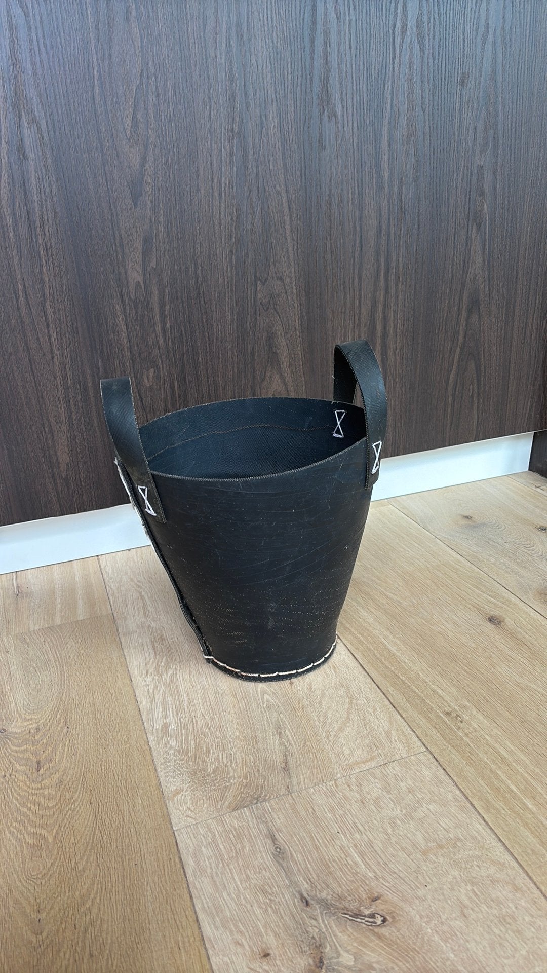 Rubberen opbergmand, Huis en Inrichting, Woonaccessoires | Schalen en Manden, Ophalen, Zo goed als nieuw, Rond, Kunststof