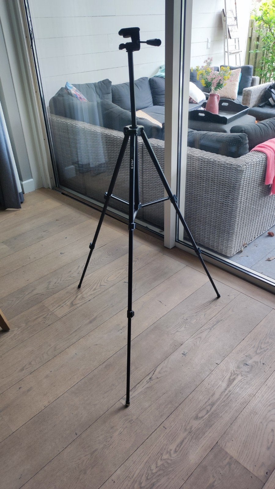 Hama Star 5 Driepoot Statief met Balhoofd en Tas, Ophalen of Verzenden, Zo goed als nieuw, Driepoot, Met balhoofd
