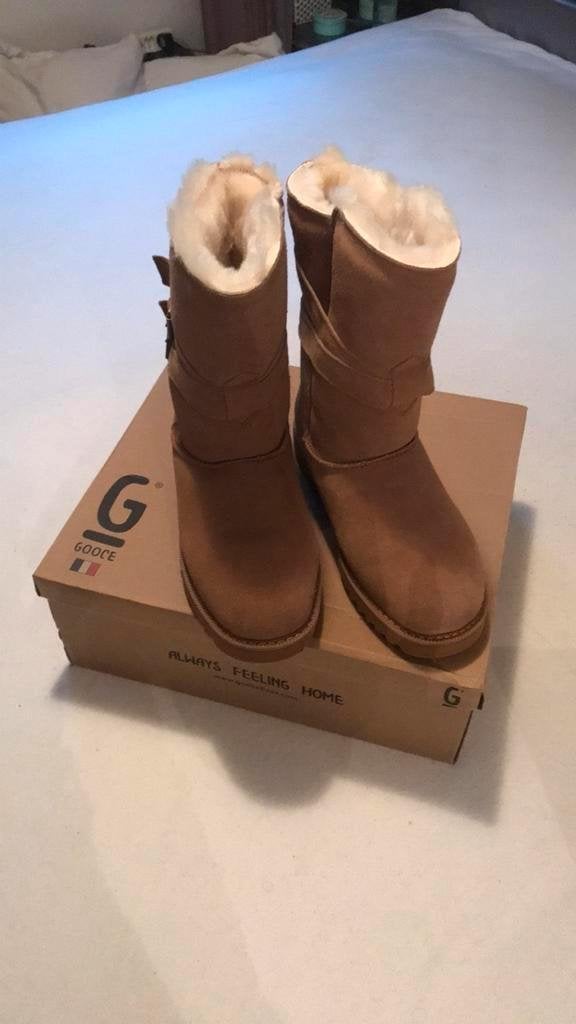 Gooce laarsjes met warme bont maat 40 nieuw, Kleding | Dames, Schoenen, Gooce, Ophalen of Verzenden, Nieuw, Bruin
