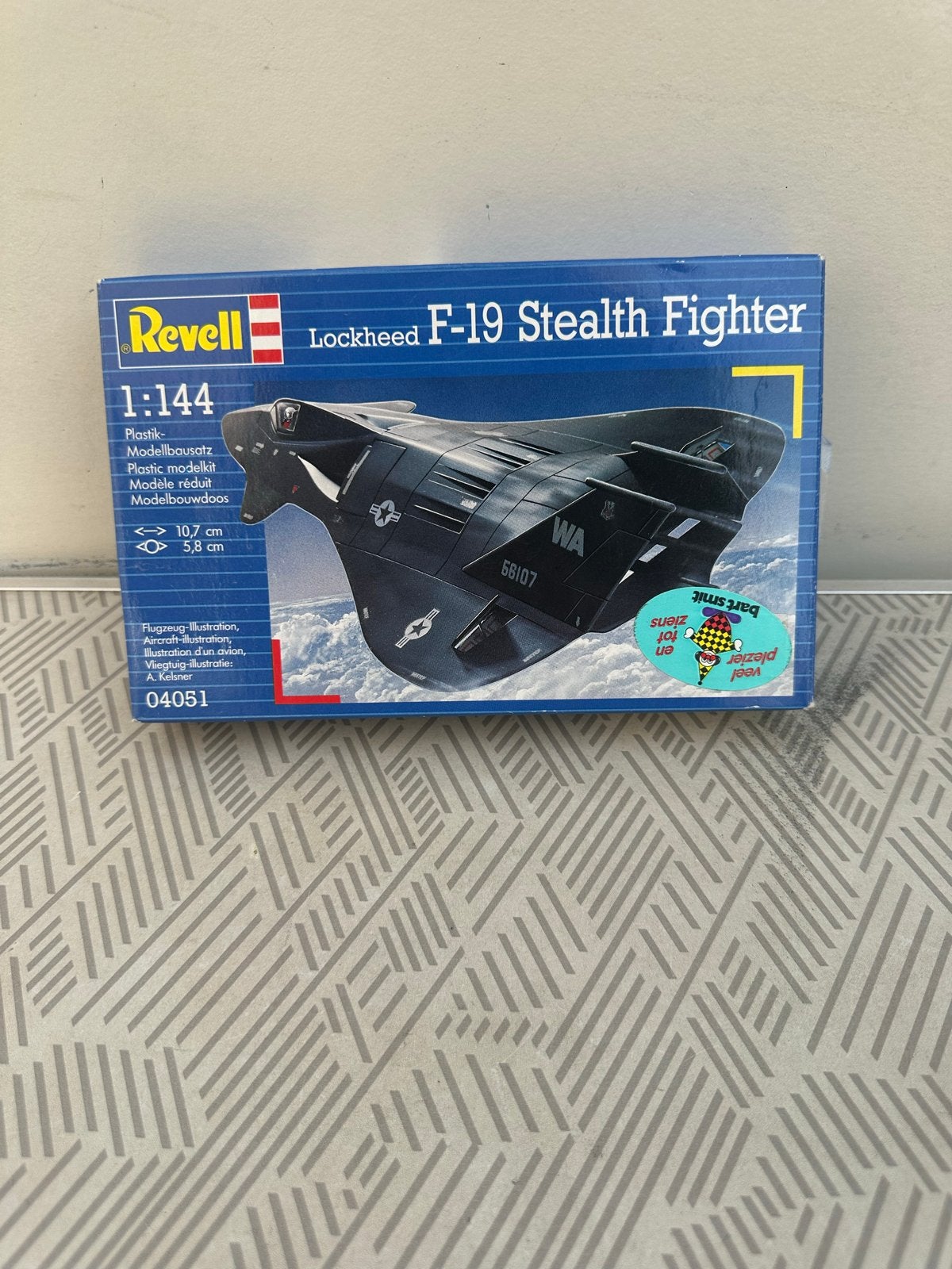 Revell Lockheed F-19 Stealth Fighter 1:144 Modelbouwkit, 1:144 tot 1:200, Revell, Nieuw, Ophalen of Verzenden