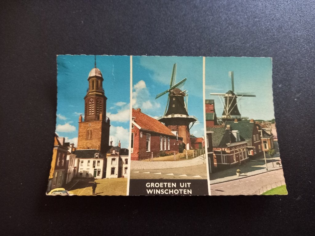 Winschoten , groeten uit, Ophalen of Verzenden, 1960 tot 1980, Gelopen, Groningen
