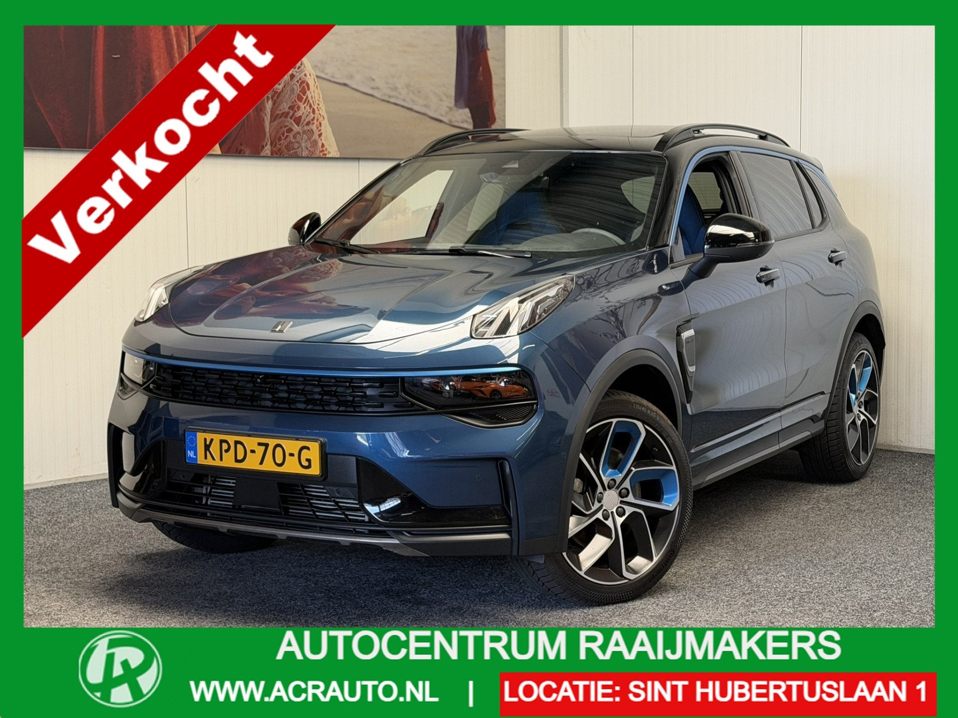 Lynk & Co 01 1.5 MY 2023 ZWARTE HEMEL 360 CAMERA ADAPTIVE CR, Auto's, Adaptive Cruise Control, Stof, Zwart, Blauw
