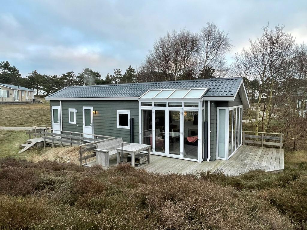 Te huur ruime lichte chalet op Texel, Caravans en Kamperen, Verhuur