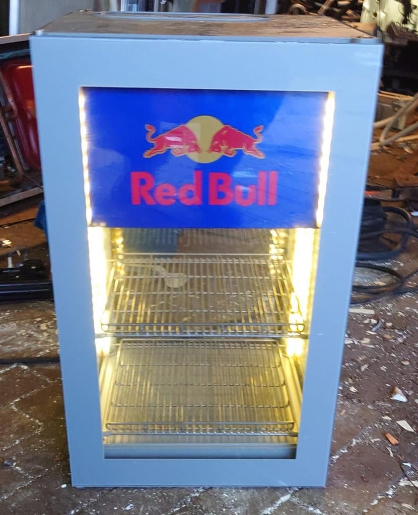 Red Bull Koelkast - Glazen Deur met Licht, Ophalen