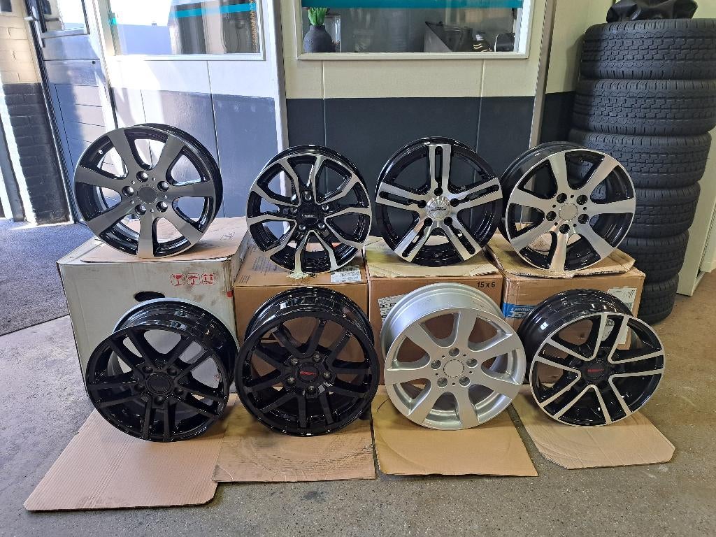 Caravan sportwielen diverse soorten op voorraad. 14 en 15 '', Auto-onderdelen, Banden en Velgen, 15 inch, Banden en Velgen, Nieuw
