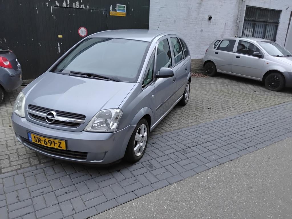 Opel Meriva 1.4 16V 2005 Grijs, Auto's, Voorwielaandrijving, Beige, 4 cilinders, 665 kg