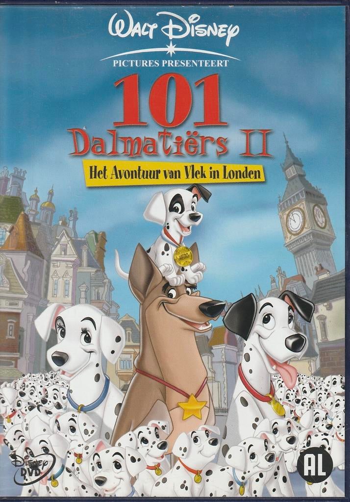 101 Dalmatiërs II 2 - Het Avontuur Van Vlek In London NL dvd, Alle leeftijden, Ophalen of Verzenden, Zo goed als nieuw, Amerikaans