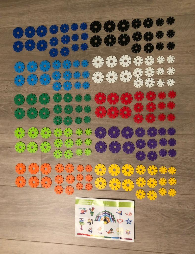 Yerl Variety Snowflake bouwschijfjes - 180 delig, Kinderen en Baby's, Ophalen, Jongen of Meisje