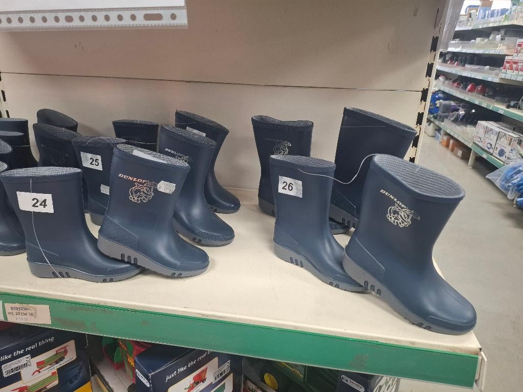 LAATSTE MINI DUNLOP LAARSEN KIDS BLAUW 30% KORTING, Ophalen, Jongen of Meisje, Nieuw, Laarzen