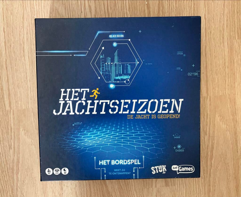 Het Jachtseizoen Bordspel - StukTV Just Games, Een of twee spelers, Ophalen of Verzenden, Zo goed als nieuw, Reisspel
