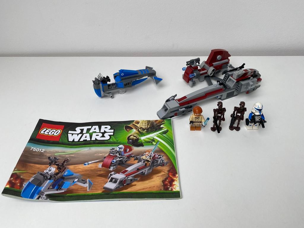 Lego Star Wars 75012 BARC Speeder with Sidecar compleet, Ophalen of Verzenden, Zo goed als nieuw, Complete set, Lego