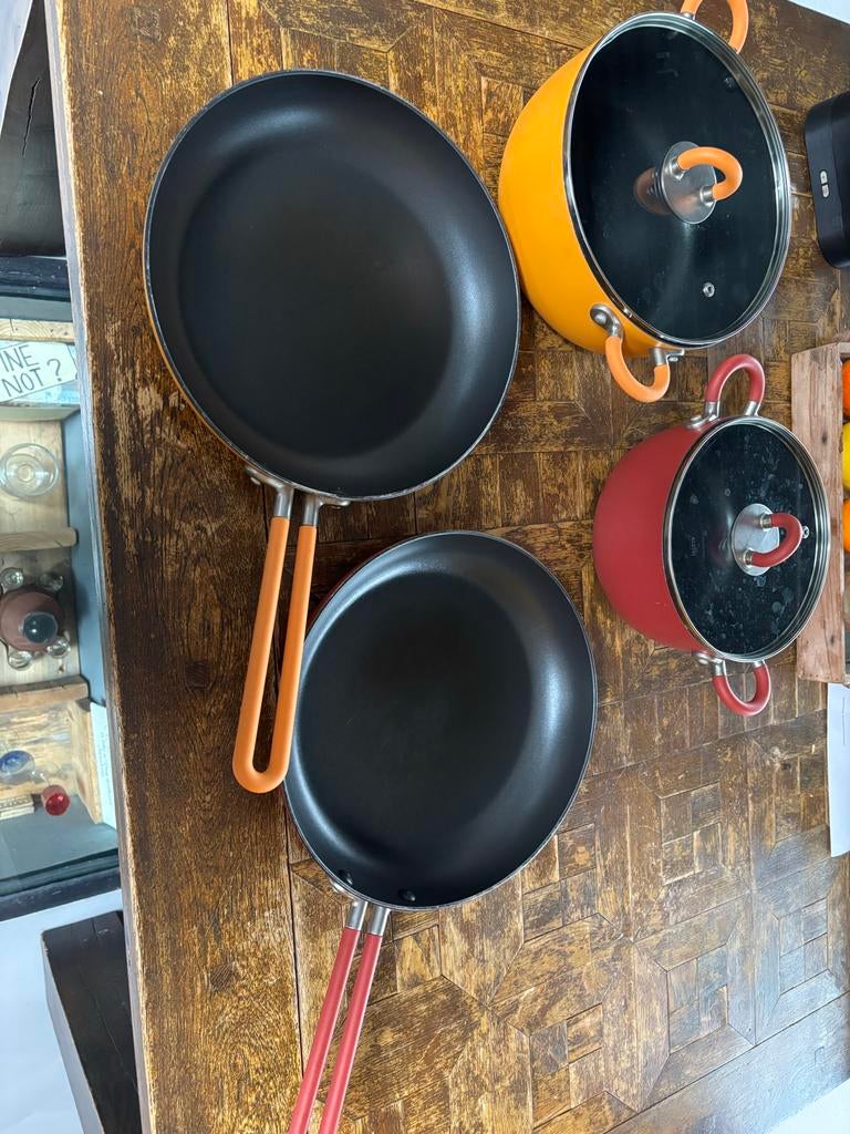 Pannen van Masterpro by Alessi, Ophalen, Overige materialen, Gebruikt, Inductieplaat
