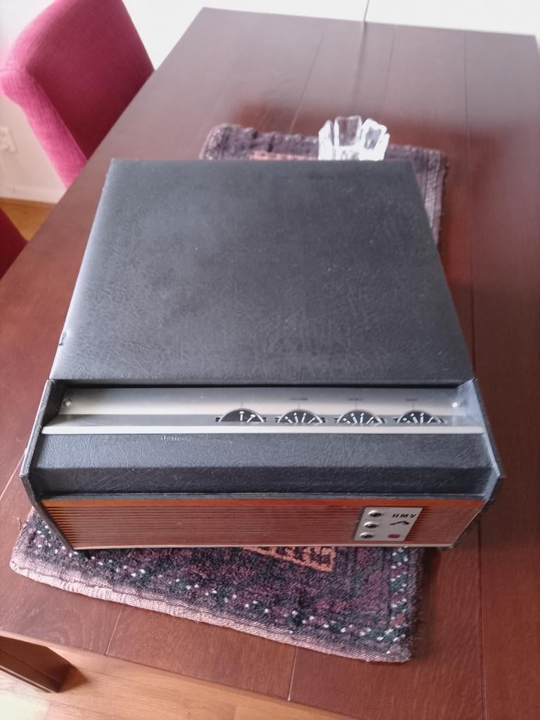 HMV 2040 Koffer Platenspeler - Vintage, Audio, Tv en Foto, Platenspelers, Ophalen, Gebruikt, Platenspeler, Overige merken