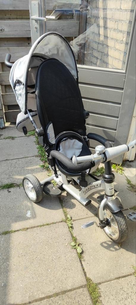 Turbo Trike Driewieler - Zo goed als nieuw!, Fietsen en Brommers, Fietsen | Driewielers, Zo goed als nieuw, Duwstang, Verstelbare zitting