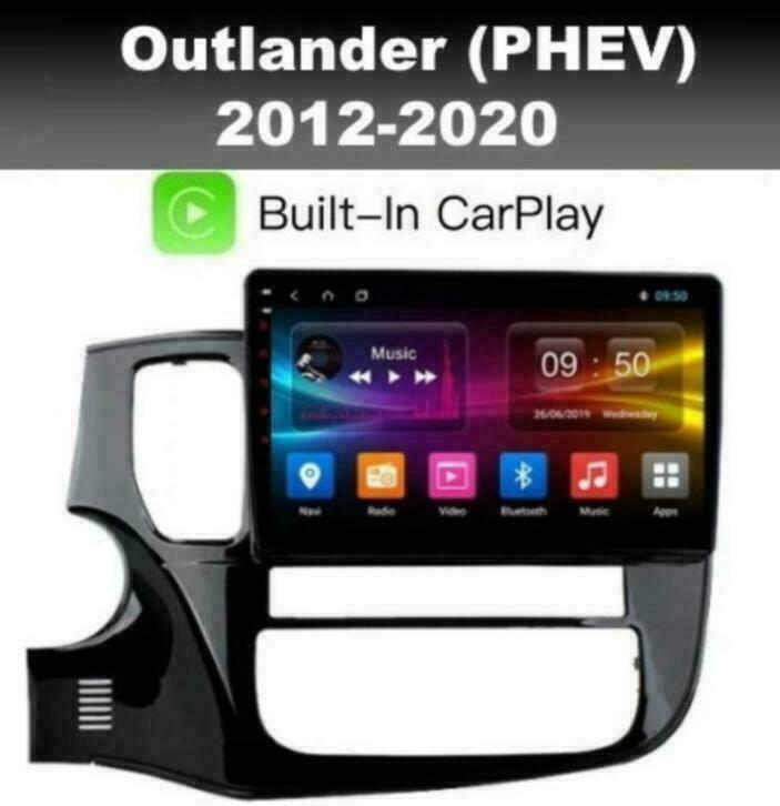 Mitsubishi Outlander PHEV radio navigatie android 10 carplay, Auto diversen, Autoradio's, Ophalen of Verzenden, Nieuw