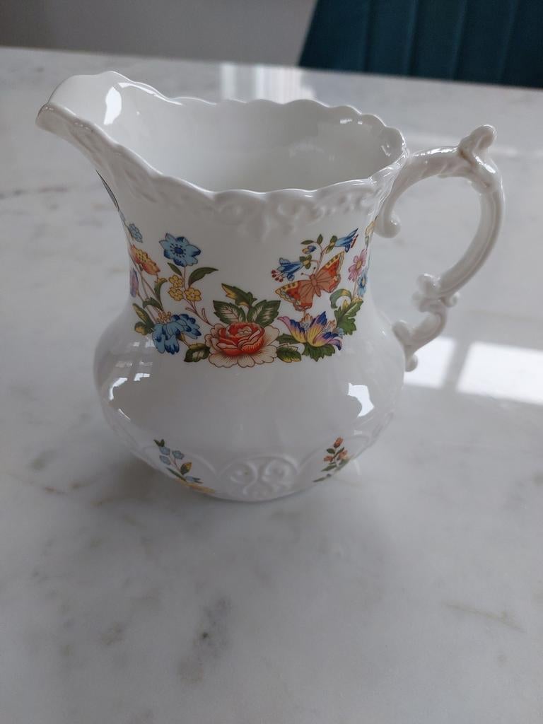 Aynsley schenkkannetje Cottage Garden, Antiek en Kunst, Antiek | Servies los, Ophalen