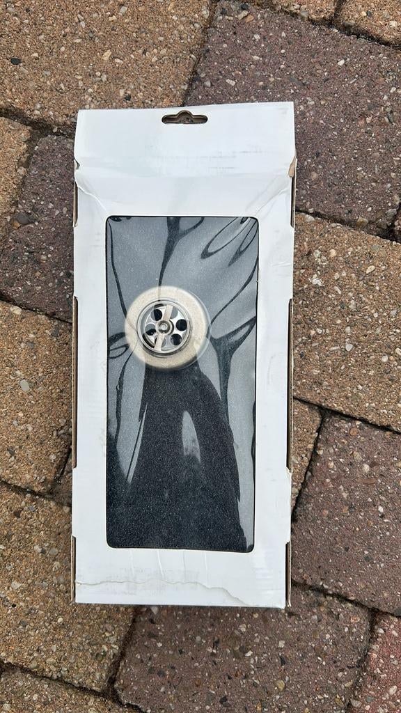 Designsifon verkort inox, Ophalen of Verzenden, Zo goed als nieuw, Douche