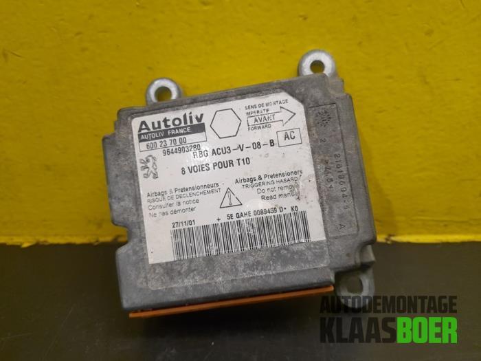 Airbag Module van een Peugeot 206, Ophalen of Verzenden, 12 maanden garantie, Gebruikt, Peugeot