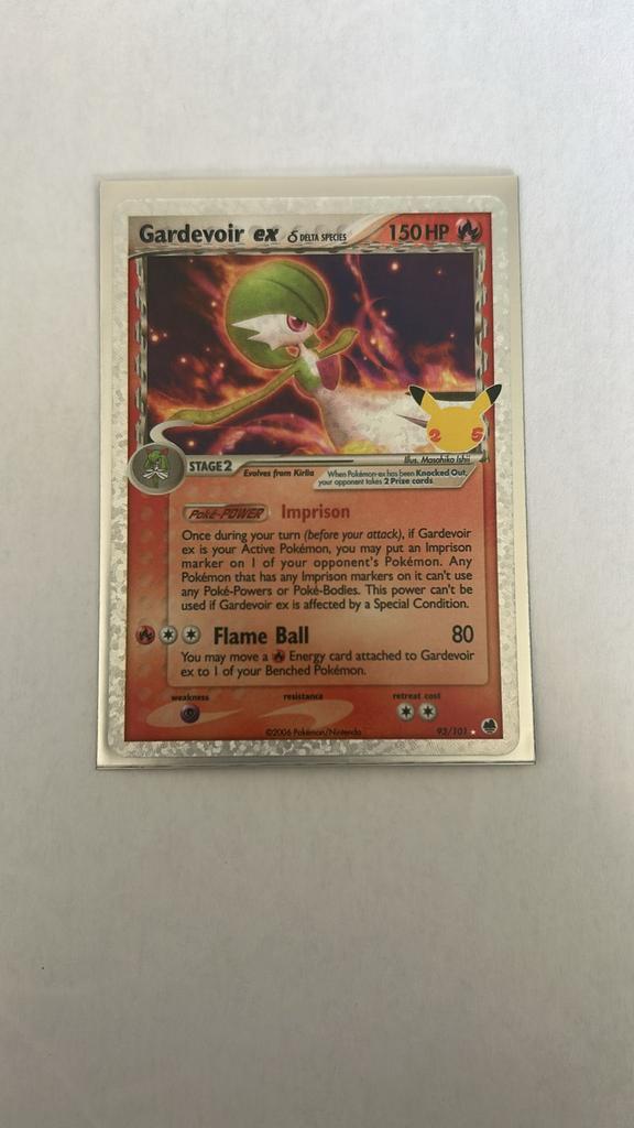 Pokémon kaart Gardevoir ex 2x beschikbaar, Ophalen, Nieuw