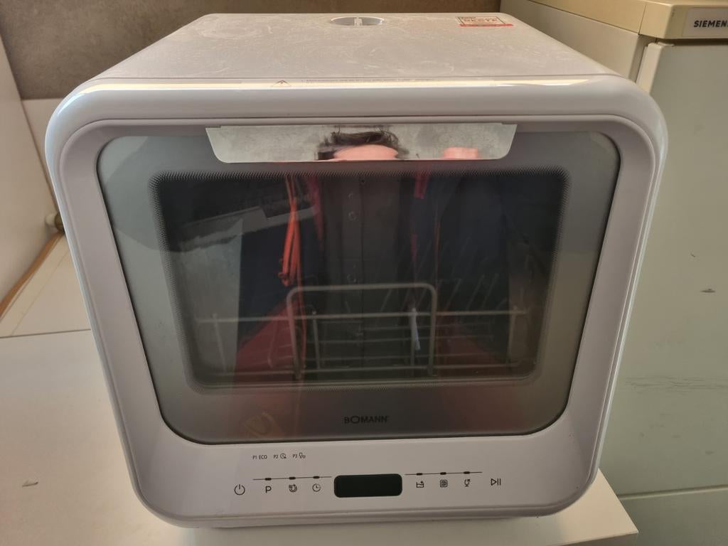 Mini Bomann Vaatwasser - Ideaal voor 1 Persoon of Camping, Witgoed en Apparatuur, Vaatwasmachines, Gebruikt, Vrijstaand, Minder dan 85 cm