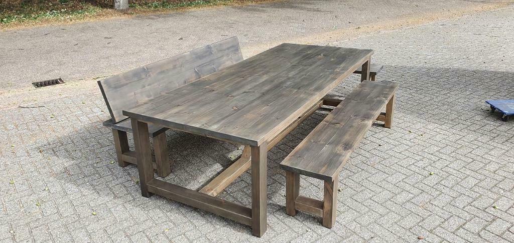 kloostertafel in alle maten en kleuren, Huis en Inrichting, Tafels | Eettafels, Ophalen of Verzenden, Nieuw, Rechthoekig, Grenenhout