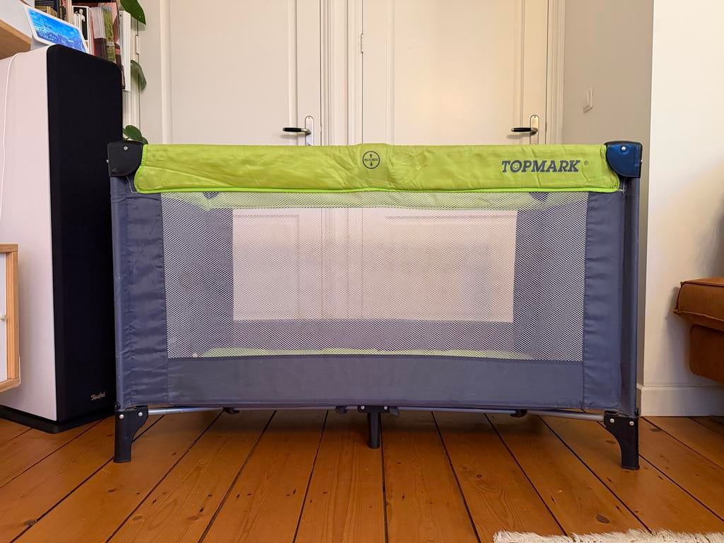 Topmark Reisbedje, Ophalen, Gebruikt