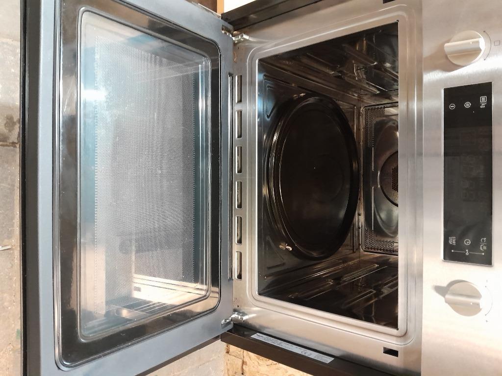 NETTE PELGRIM MAC396RVS COMBI MAGNETRON/OVEN TE KOOP, Witgoed en Apparatuur, Combimagnetron, Gebruikt, 60 cm of meer, Ophalen of Verzenden