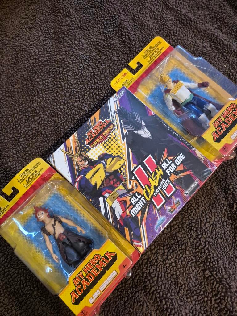 My Hero Academia Set - Actiefiguren & Card Game - Nieuw!, Ophalen of Verzenden, Nieuw
