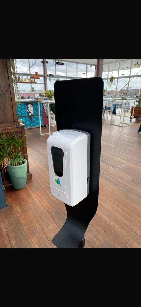 Desinfectie pilaar / zuil automatische dispenser, Huis en Inrichting, Schoonmaakartikelen, Ophalen