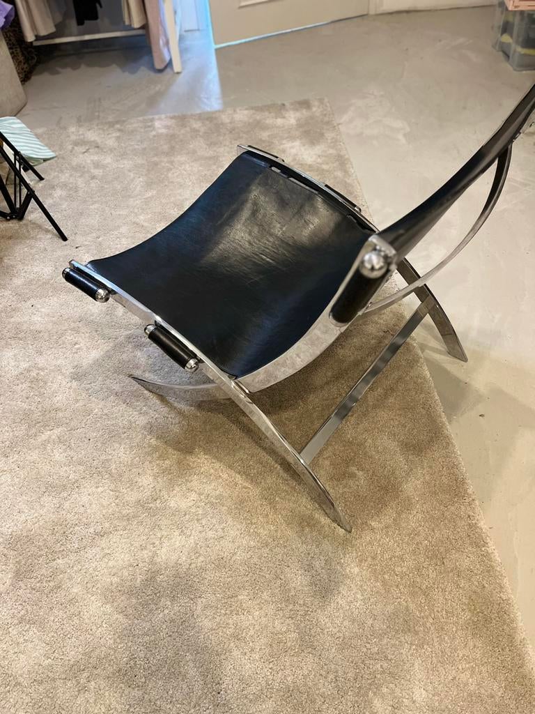 Cuba chair by ilva, Huis en Inrichting, Ophalen, Zo goed als nieuw, Leer, Eén