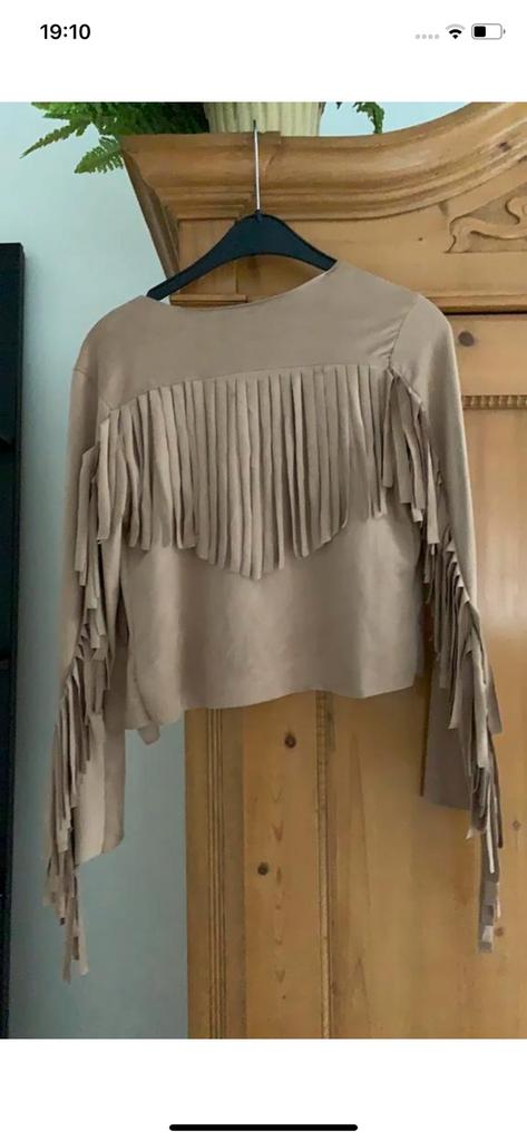 Nieuw Jasje vest Ibiza stijl 34/36 Ibizabeurs  gekocht, Beige, Nieuw, Ophalen of Verzenden, Jasje
