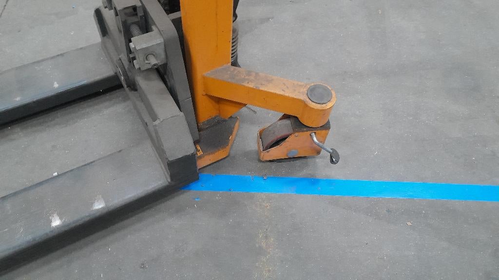 kantelbare palletwagen, Ophalen, Gebruikt