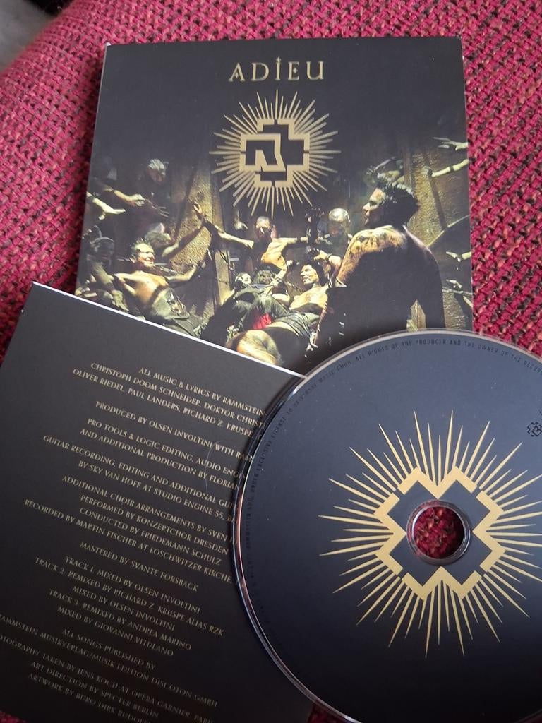 Rammstein - Adieu CD Maxi, Cd's en Dvd's, Cd's | Hardrock en Metal, Ophalen of Verzenden