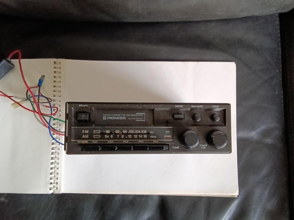 Vintage Pioneer KP-2950 Autoradio Cassette, Ophalen of Verzenden