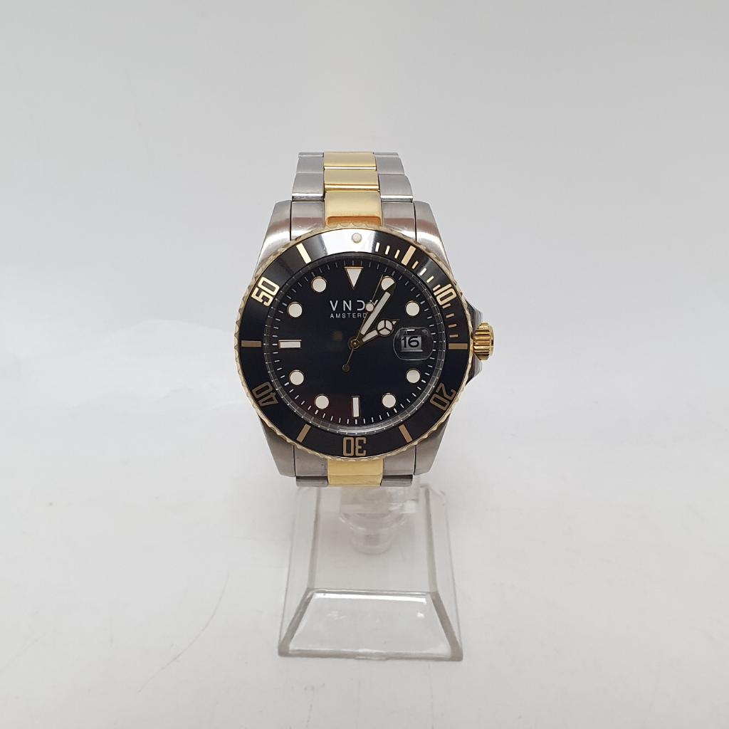 VNDX Amsterdam MT14750-01 Horloge in Zeer Nette Staat, Ophalen of Verzenden, Zo goed als nieuw, Zwart, Jongen of Meisje