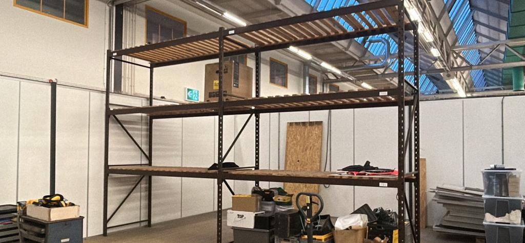 Stelling profiel staal ijzer pallet 3.60 Hoog 110diep ca 20x, Ophalen, Gebruikt, IJzer