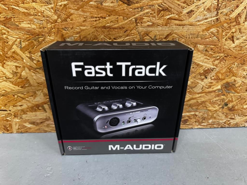M-Audio Fast Track USB Audio Interface - ReK4, Muziek en Instrumenten, Effecten, Zo goed als nieuw, Ophalen of Verzenden