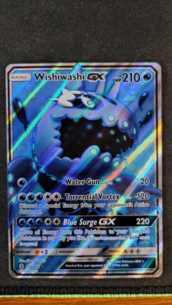 Wishiwashi GX Guardians Rising GRI 133 Pokémon, Verzenden, Nieuw, Losse kaart, Foil