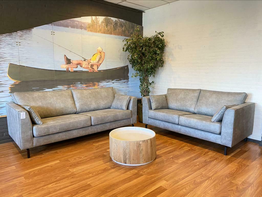 Hoekbank microleer kentucky €1995, Ophalen of Verzenden, Zo goed als nieuw