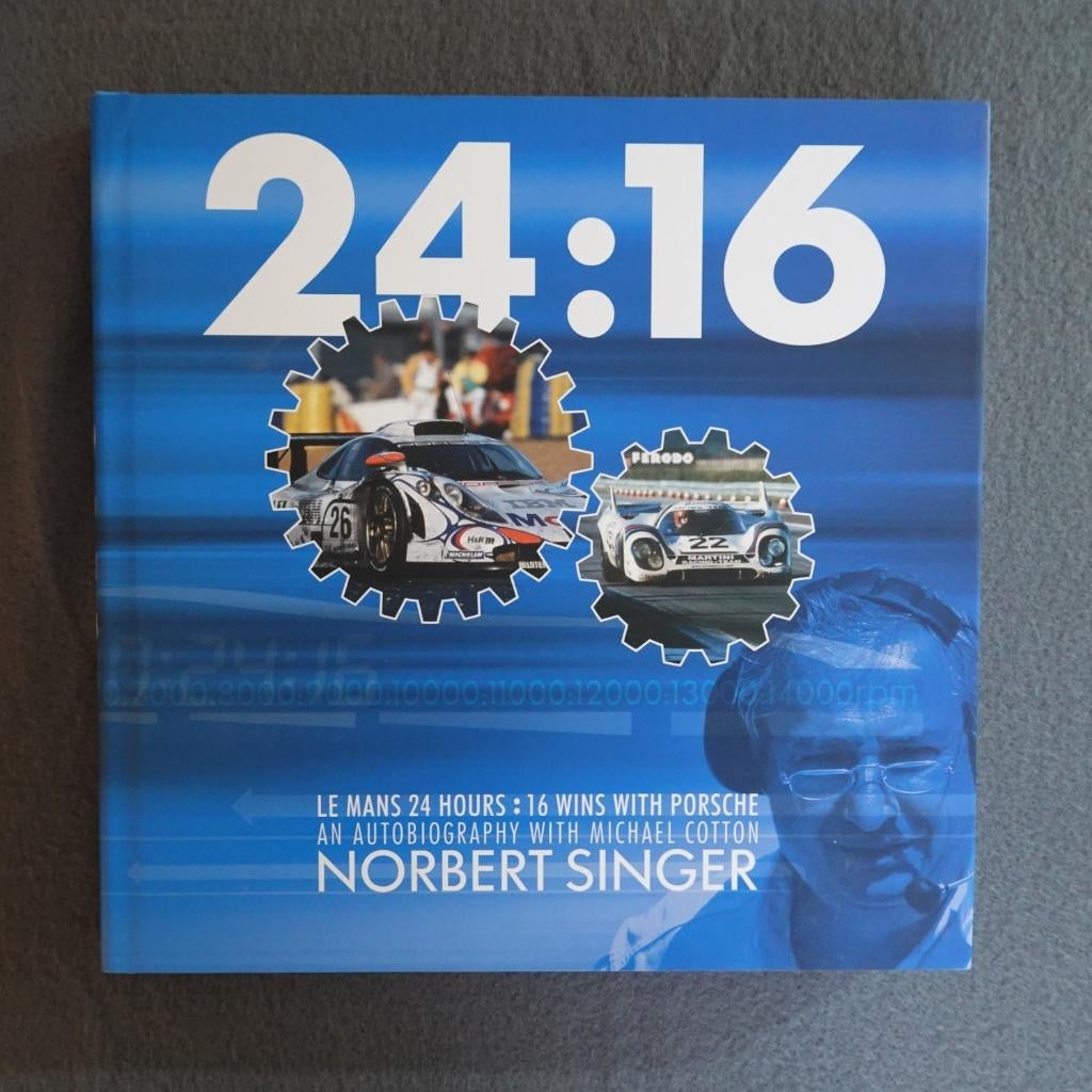24:16 Le Mans 24 Hours 16 wins with Porsche Norbert Singer, Ophalen of Verzenden, Zo goed als nieuw, Porsche