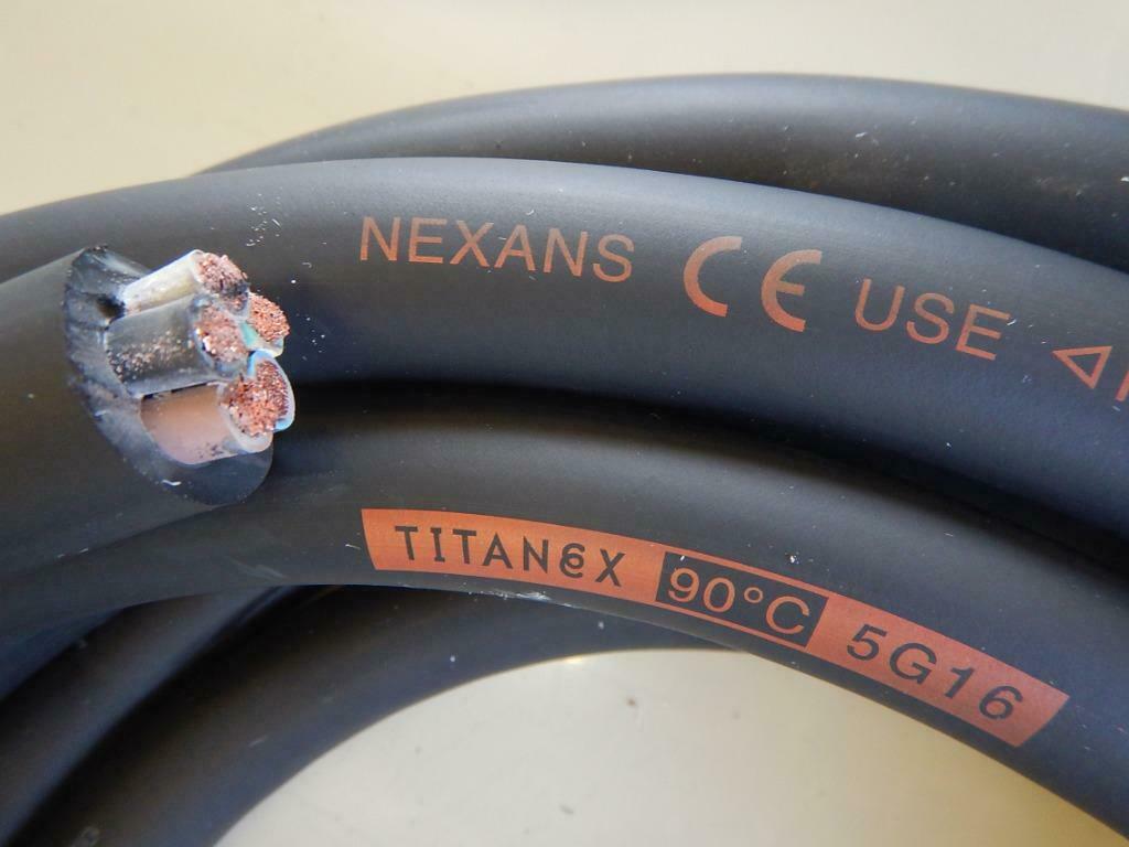 63A verlengkabel Titanex H07RN-F 5G10 en 5G16, Ophalen of Verzenden, Nieuw, Kabel of Snoer