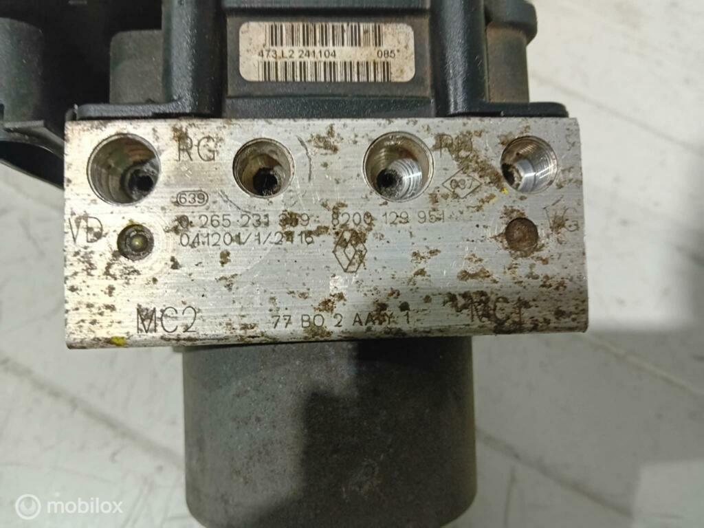 ABS pomp Renault Modus 8200129951 0265231359, Gebruikt, Ophalen of Verzenden